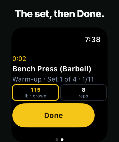Una serie en Apple Watch